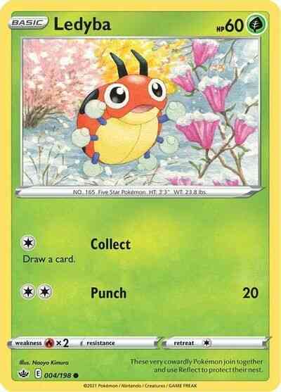 Ledyba - 004/198 - Common [swsh6-004] [Reverse Holo]