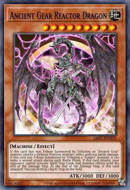 Ancient Gear Reactor Dragon - LDS1-EN082 - Common - 1st Edition
