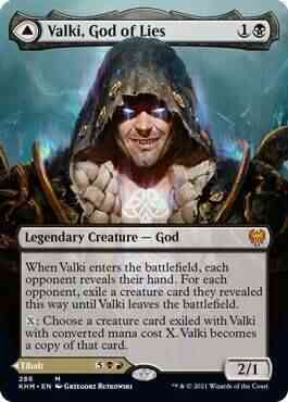 Valki, God of Lies // Tibalt, Cosmic Impostor [286] [Borderless] [Kaldheim] [Non-Foil]
