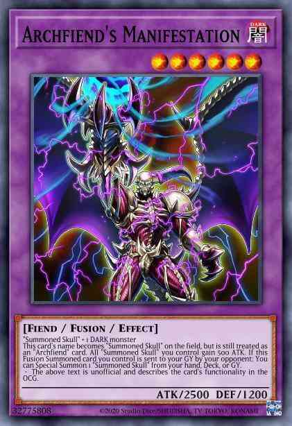 Archfiend's Manifestation - FIGA-EN034 - Secret Rare - 1st Edition