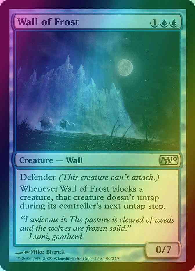 Wall of Frost [80] [Magic 2010] [Foil]