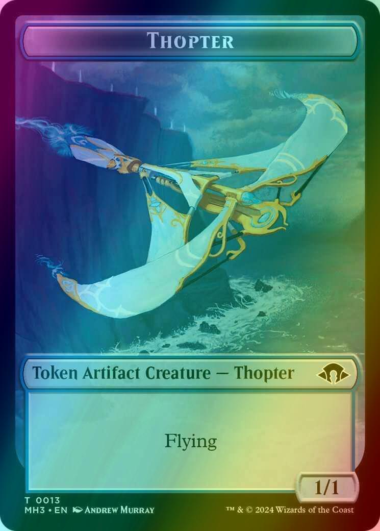 Phyrexian Germ Token (16) // Thopter Token (13) [Modern Horizons 3: Tokens] [Foil]