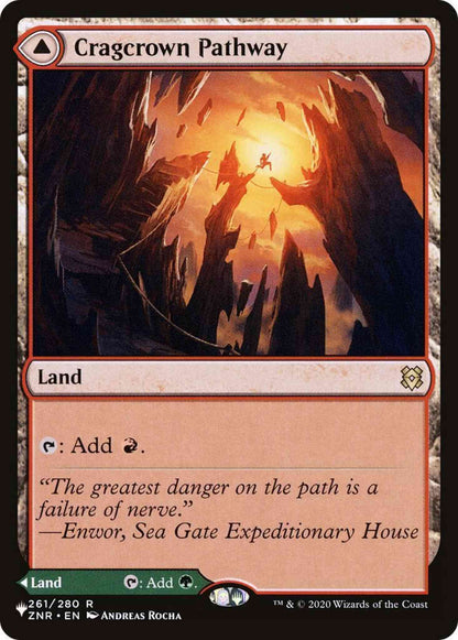 Cragcrown Pathway // Timbercrown Pathway [ZNR-261] [The List] [Non-Foil]