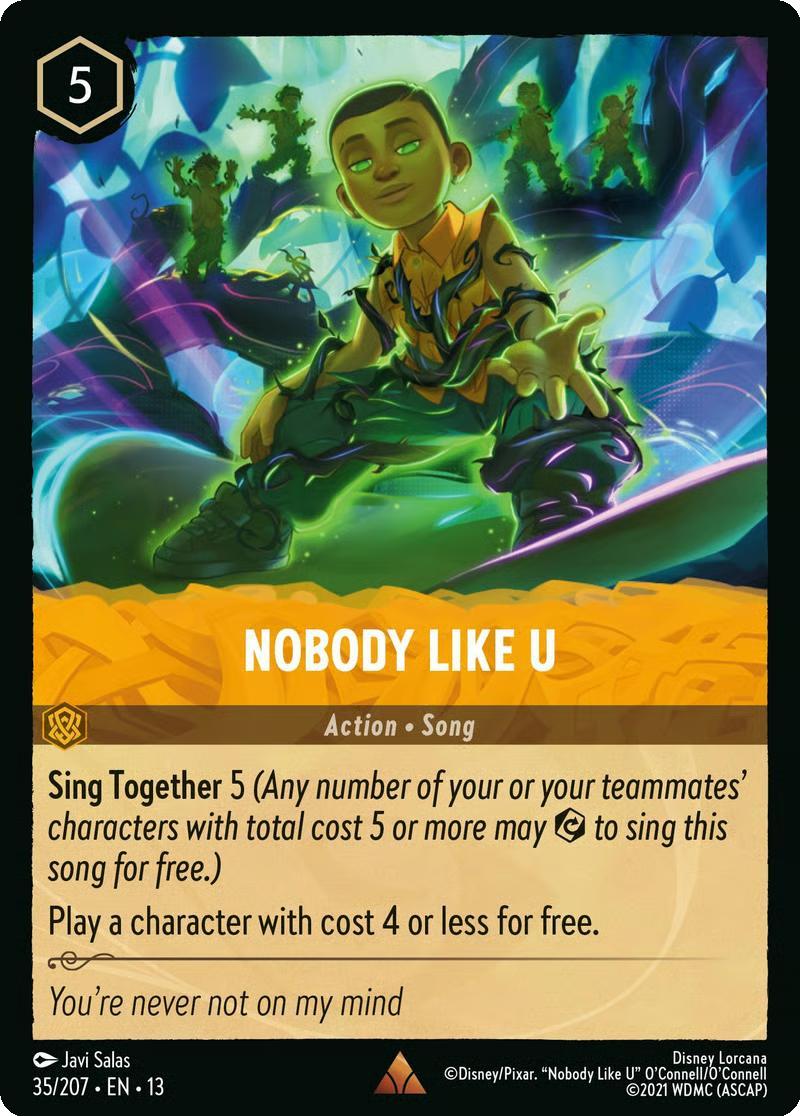 Nobody Like U - 35/204 [Attack of the Vine!] [Non-Foil]