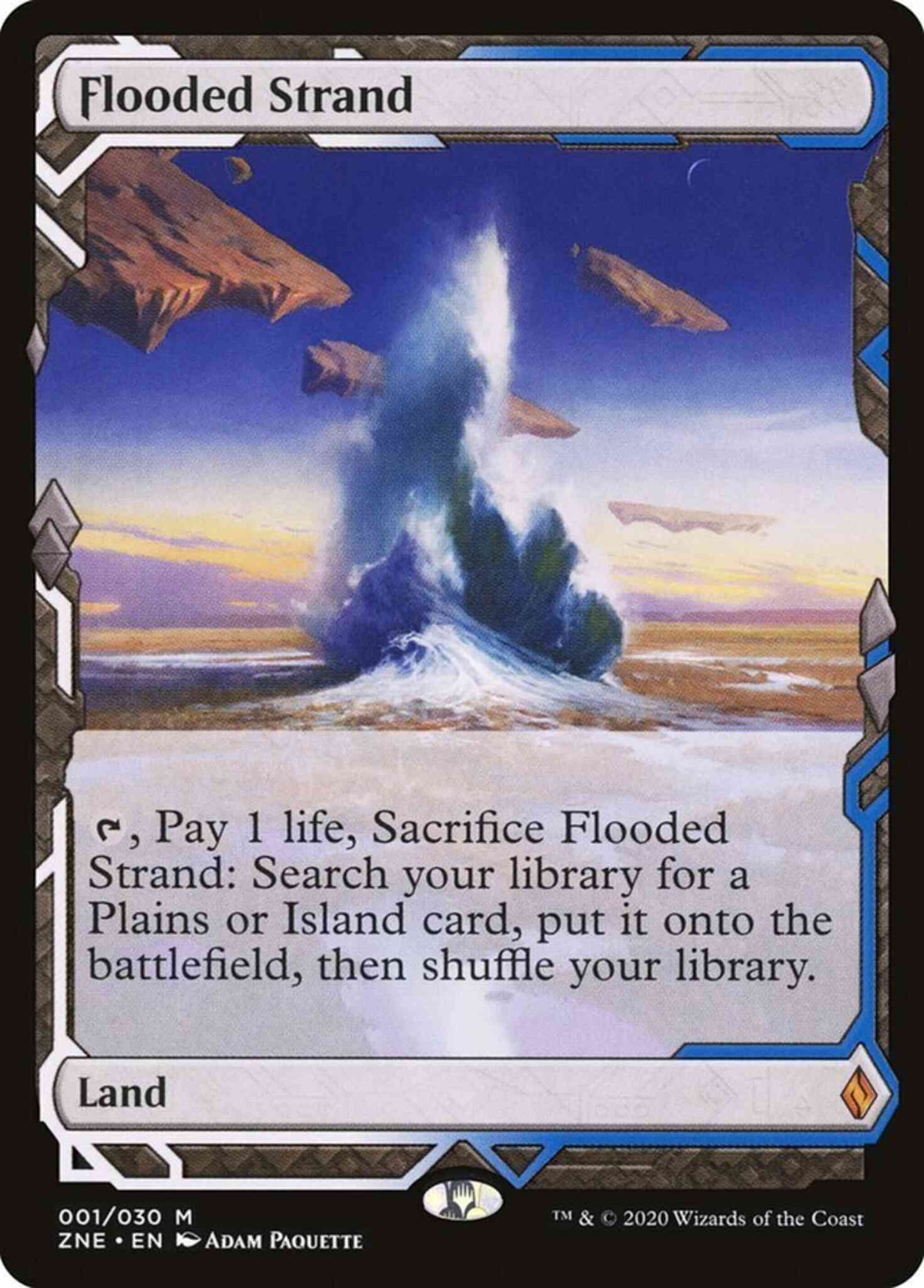 Flooded Strand [1] [Masterpiece Series] [Zendikar Rising Expeditions] [Non-Foil]