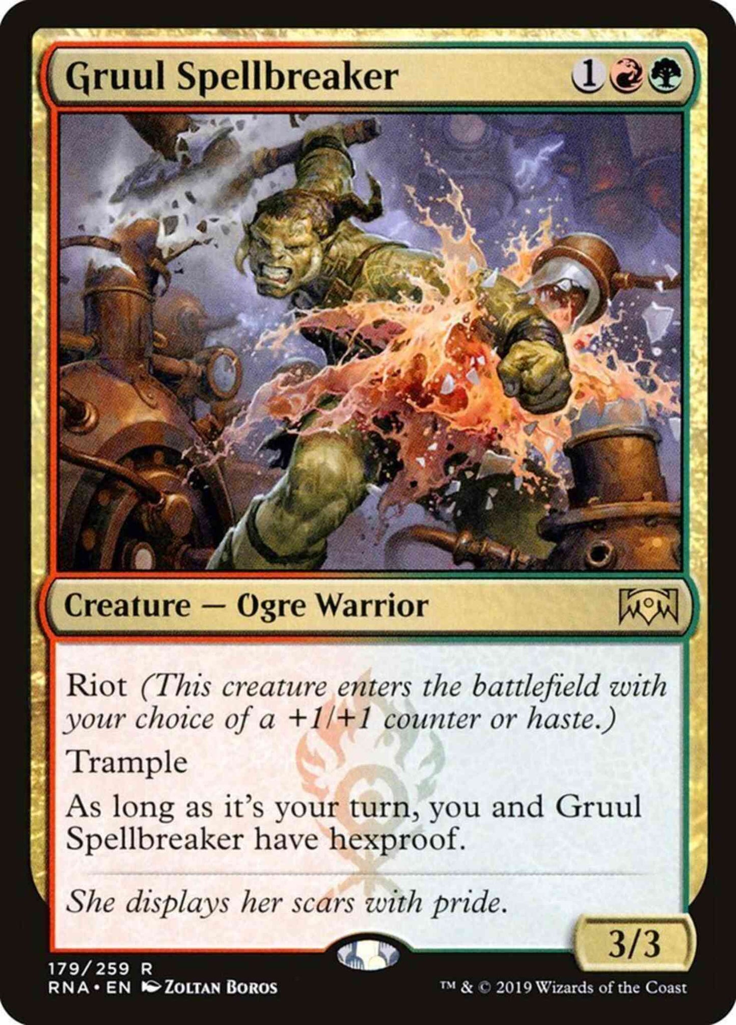 Gruul Spellbreaker [179] [Ravnica Allegiance] [Non-Foil]