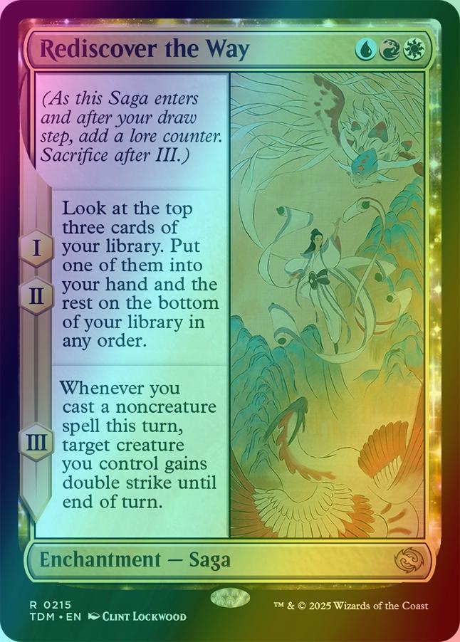 Rediscover the Way [215] [Tarkir: Dragonstorm] [Foil]