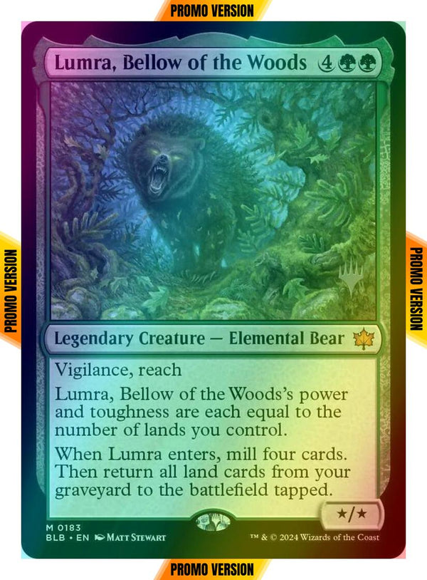 Lumra, Bellow of the Woods [183p] [Promo Pack] [Bloomburrow: Promos] [Foil]