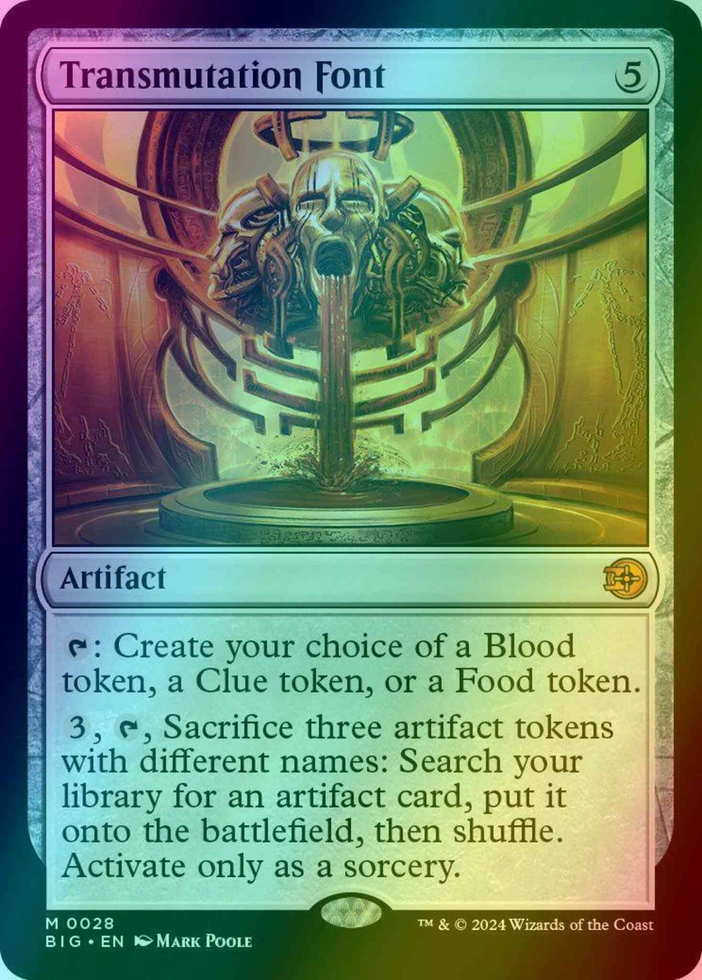 Transmutation Font [28] [The Big Score] [Foil]