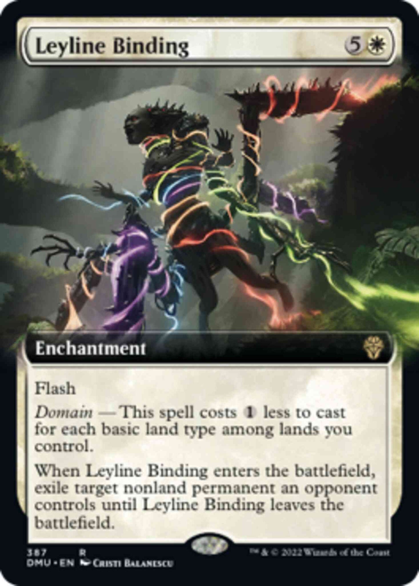 Leyline Binding [387] [Extended Art] [Dominaria United] [Non-Foil]