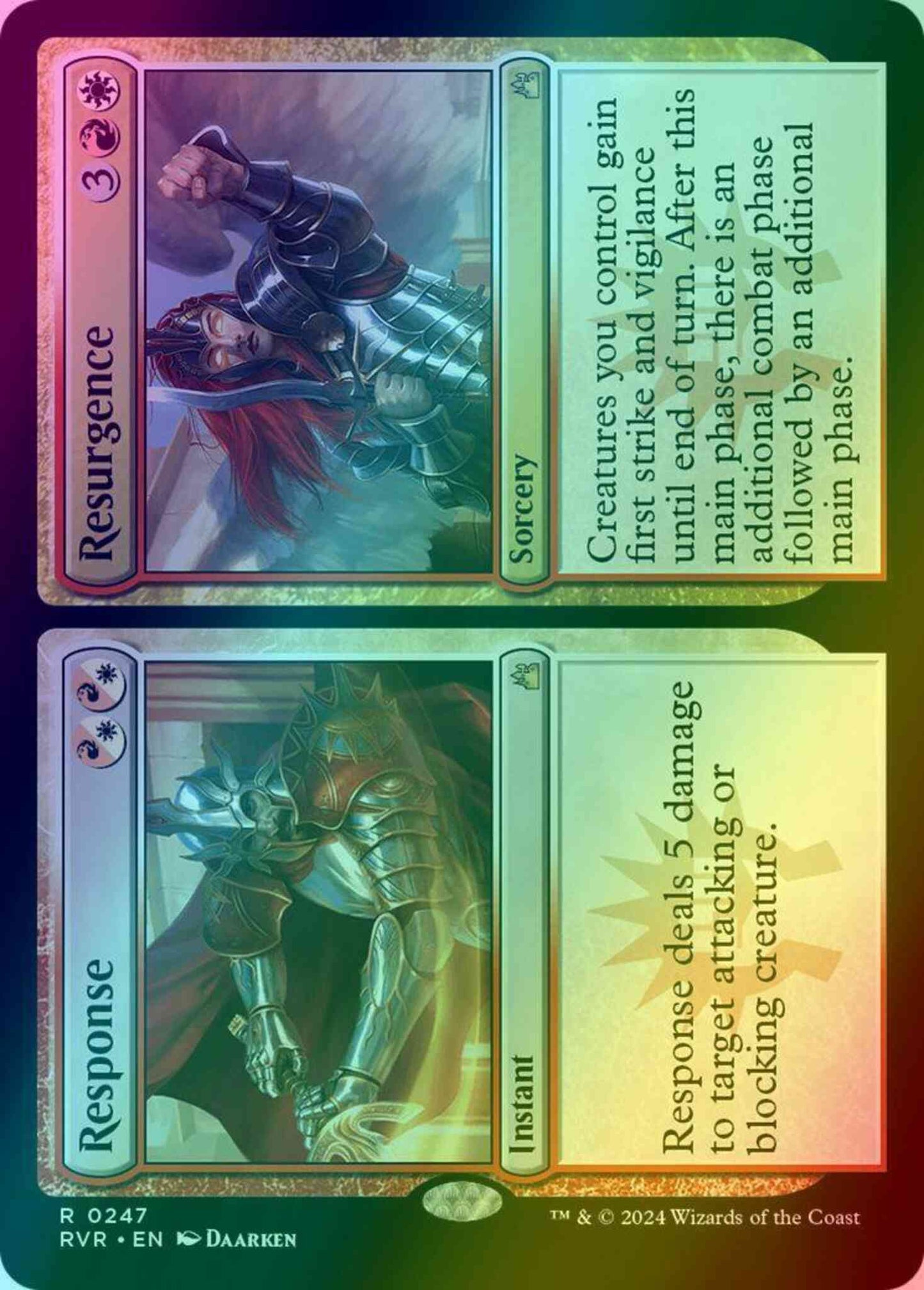 Response // Resurgence [247] [Ravnica Remastered] [Foil]