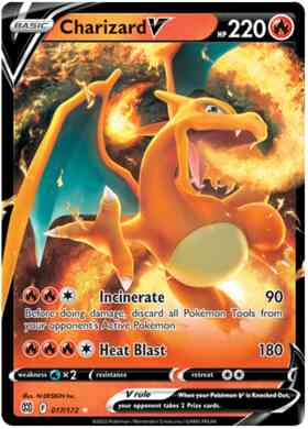 Charizard V - 017/172 - Rare Holo V [swsh9-017] [Ultra]