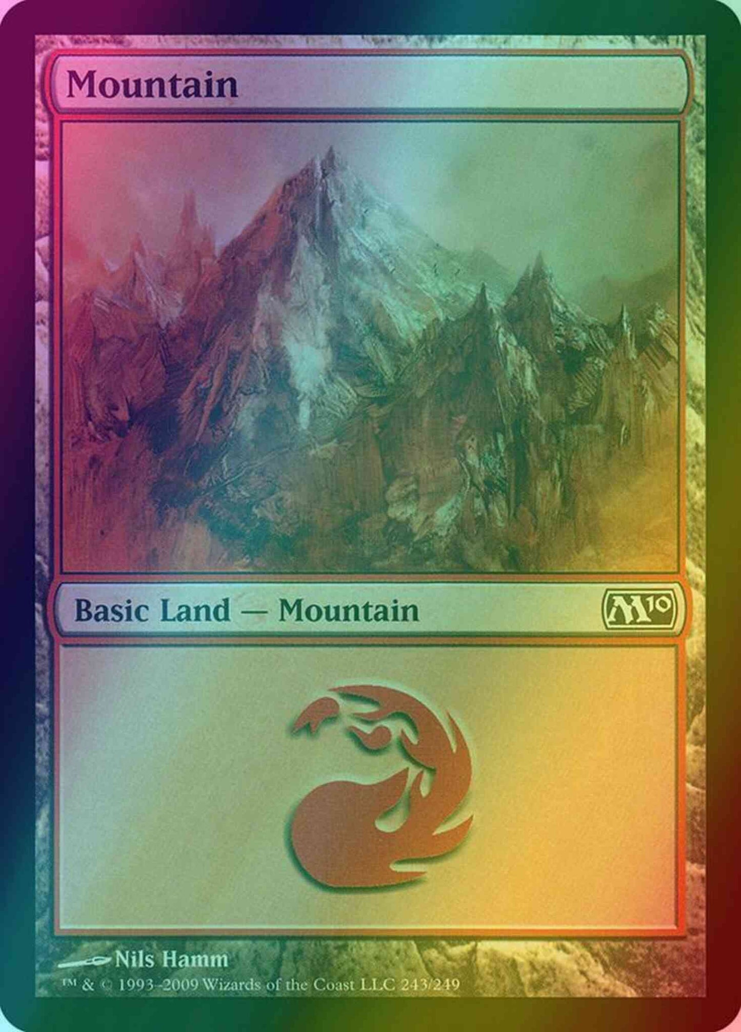 Mountain [243] [Magic 2010] [Foil]