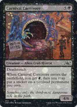 Carnival Carnivore [354] [Unfinity] [Galaxy Foil]
