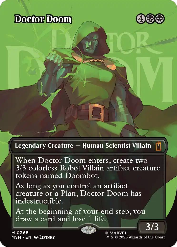Doctor Doom [365] [Borderless] [Logo] [Marvel Super Heroes] [Non-Foil]