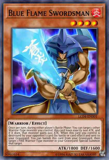 Blue Flame Swordsman - LC04-EN001 - Ultra Rare - Limited