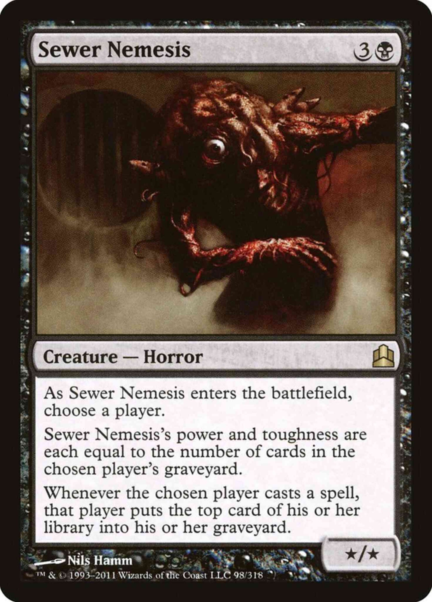 Sewer Nemesis [98] [Commander 2011] [Non-Foil]