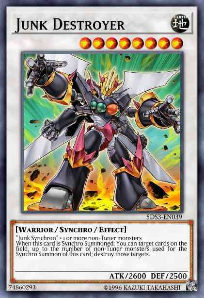 Junk Destroyer - 5DS3-EN039 - Ultra Rare - 1st Edition