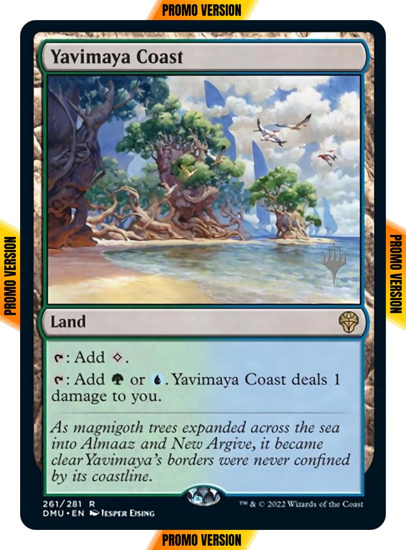Yavimaya Coast [261p] [Promo Pack] [Dominaria United: Promos] [Non-Foil]