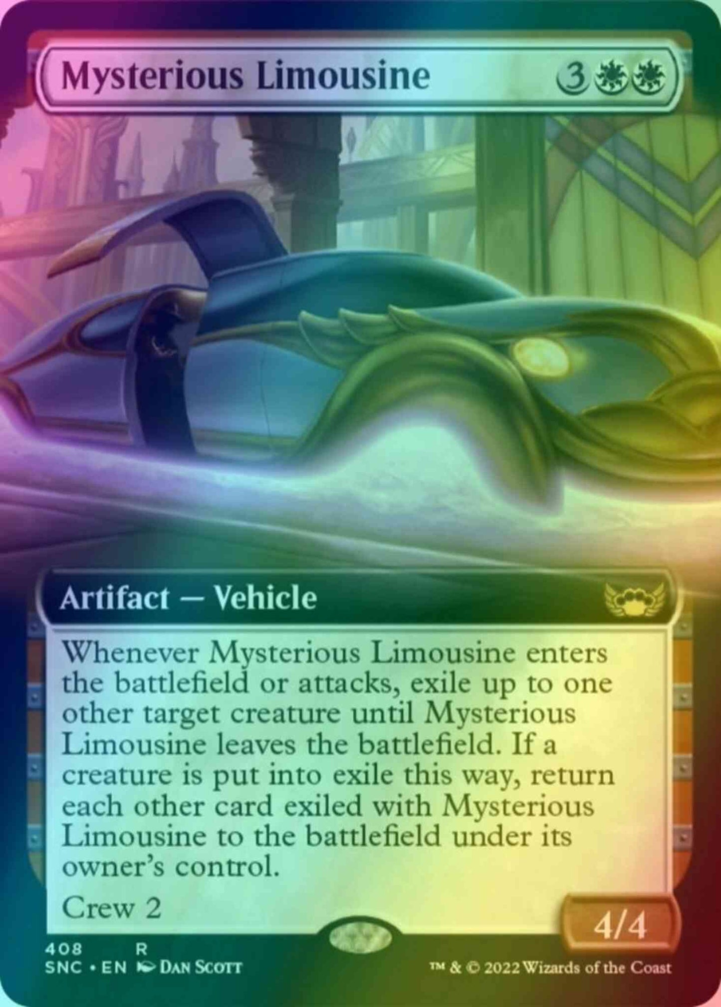 Mysterious Limousine [408] [Extended Art] [Streets of New Capenna] [Foil]