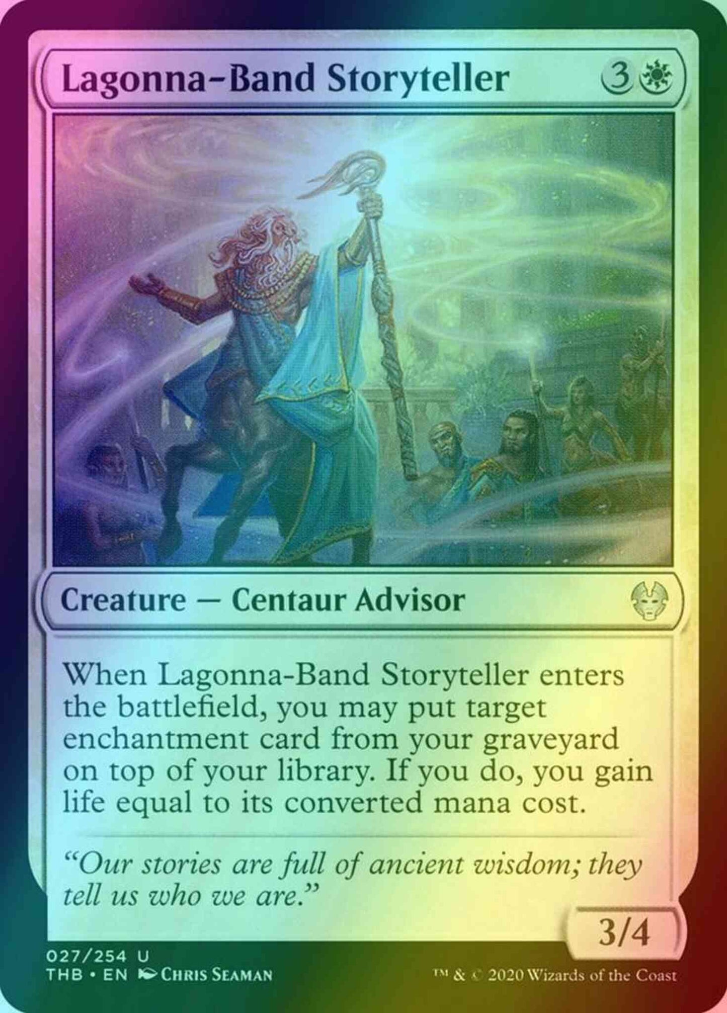 Lagonna-Band Storyteller [27] [Theros Beyond Death] [Foil]