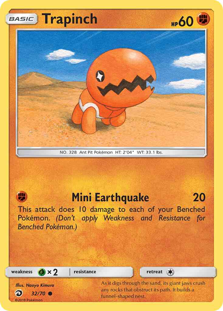 Trapinch - 32/70 - Common [sm75-32] [Non-Holo]
