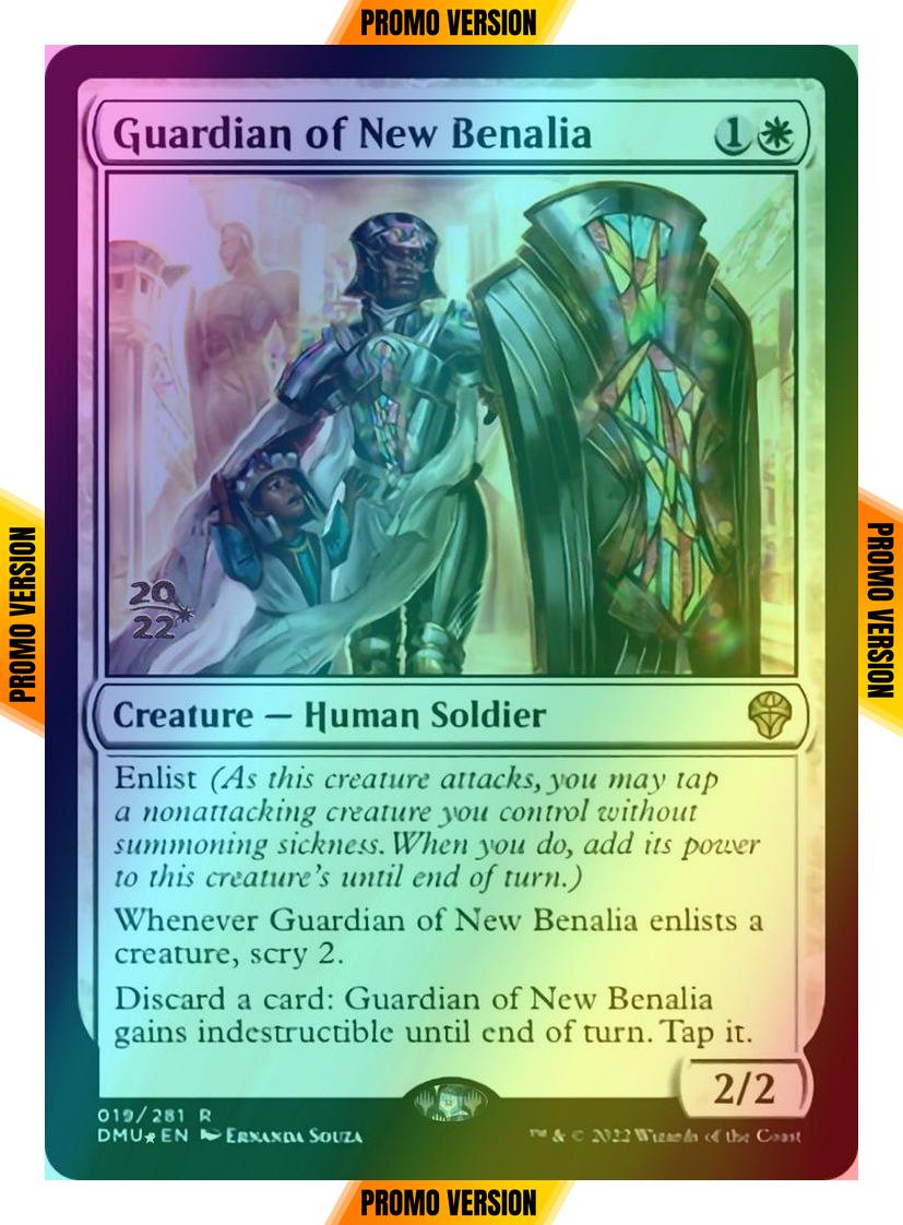Guardian of New Benalia [19s] [Prerelease] [Dominaria United: Promos] [Foil]