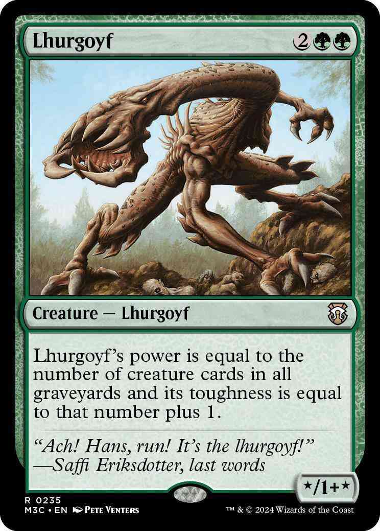 Lhurgoyf [235] [Modern Horizons 3: Commander] [Non-Foil]