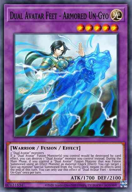Dual Avatar Feet - Armored Un-Gyo - PHRA-EN033 - Super Rare - 1st Edition