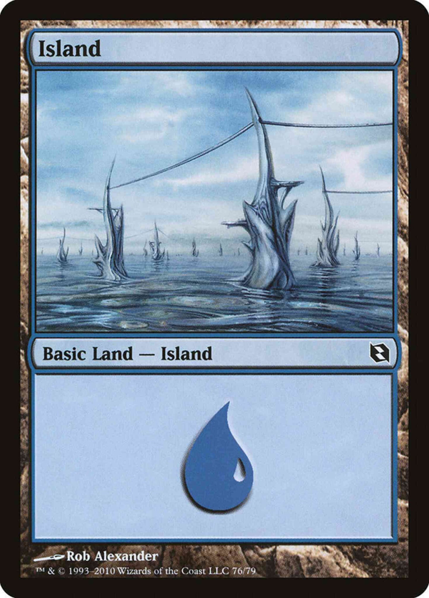 Island [76] [Duel Decks: Elspeth vs. Tezzeret] [Non-Foil]