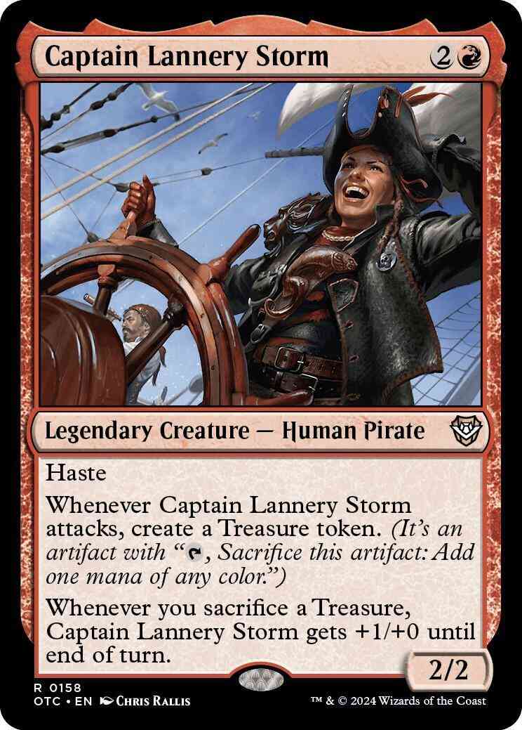 Captain Lannery Storm [158] [Outlaws of Thunder Junction: Commander] [Non-Foil]
