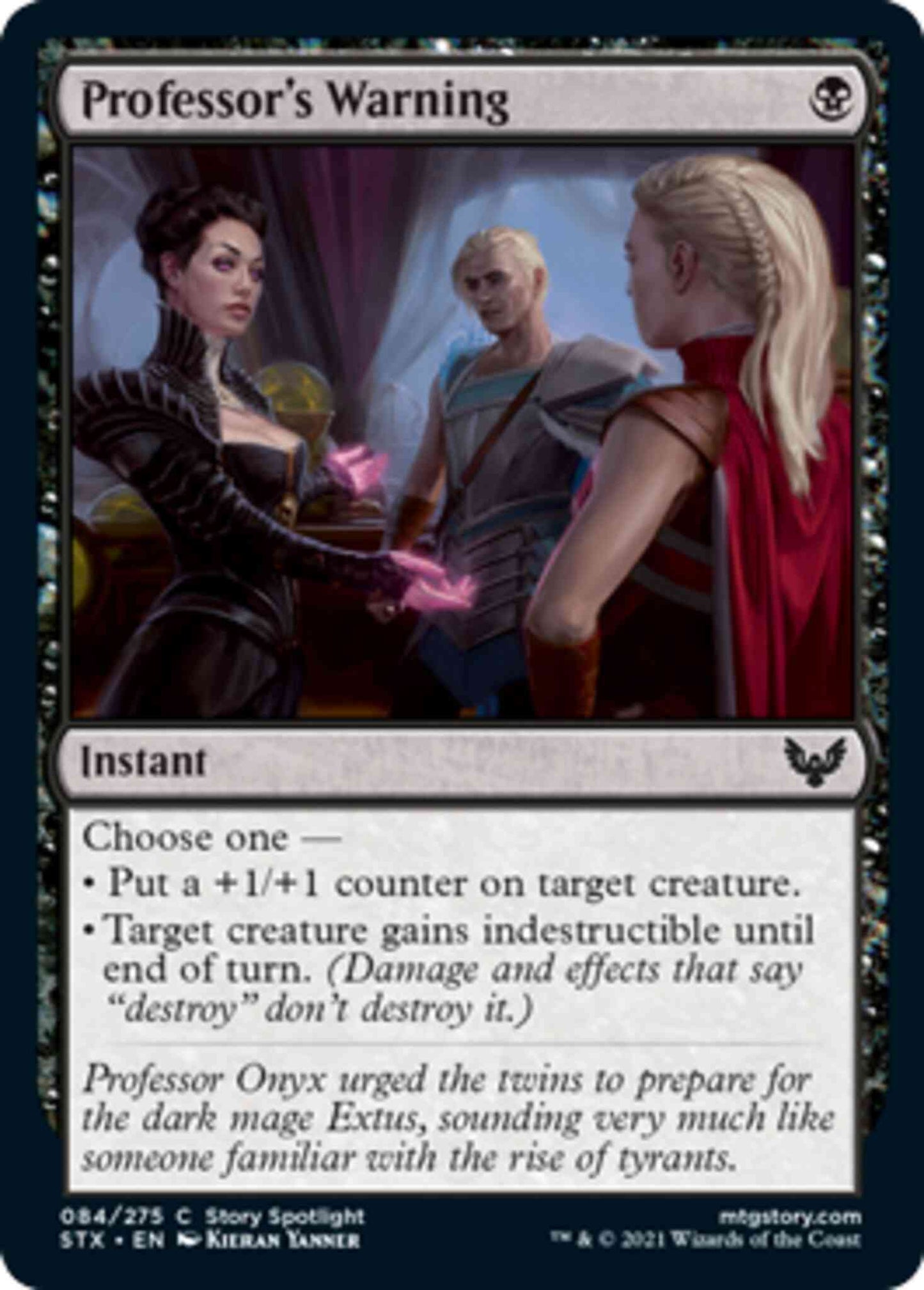 Professor's Warning [84] [Strixhaven: School of Mages] [Non-Foil]