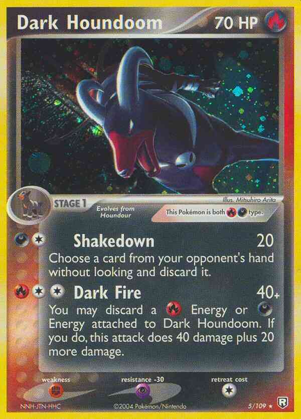 Dark Houndoom - 5/109 - Rare Holo [ex7-5] [Holo]