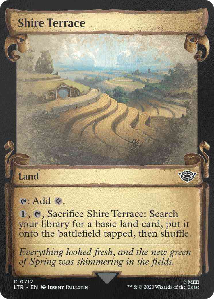 Shire Terrace [712] [Scrolls Showcase] [The Lord of the Rings: Tales of Middle-earth] [Silver Foil]