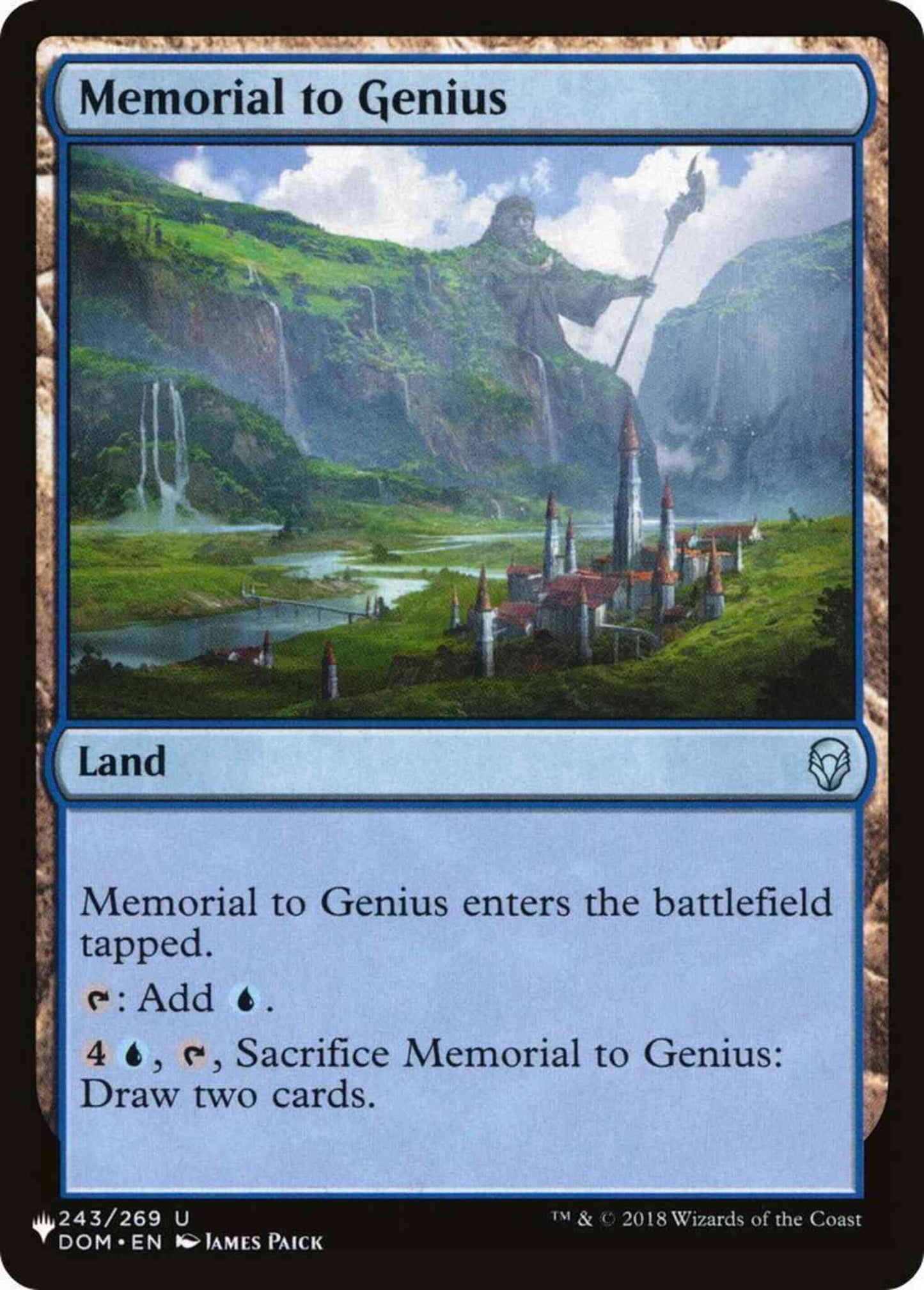 Memorial to Genius [DOM-243] [The List] [Non-Foil]