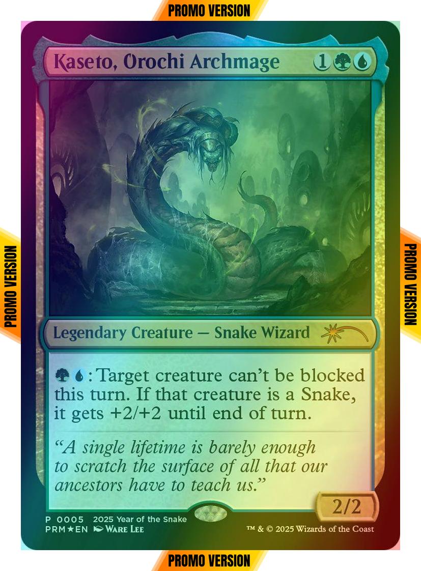Kaseto, Orochi Archmage [5] [Year of the Snake 2025] [Foil]
