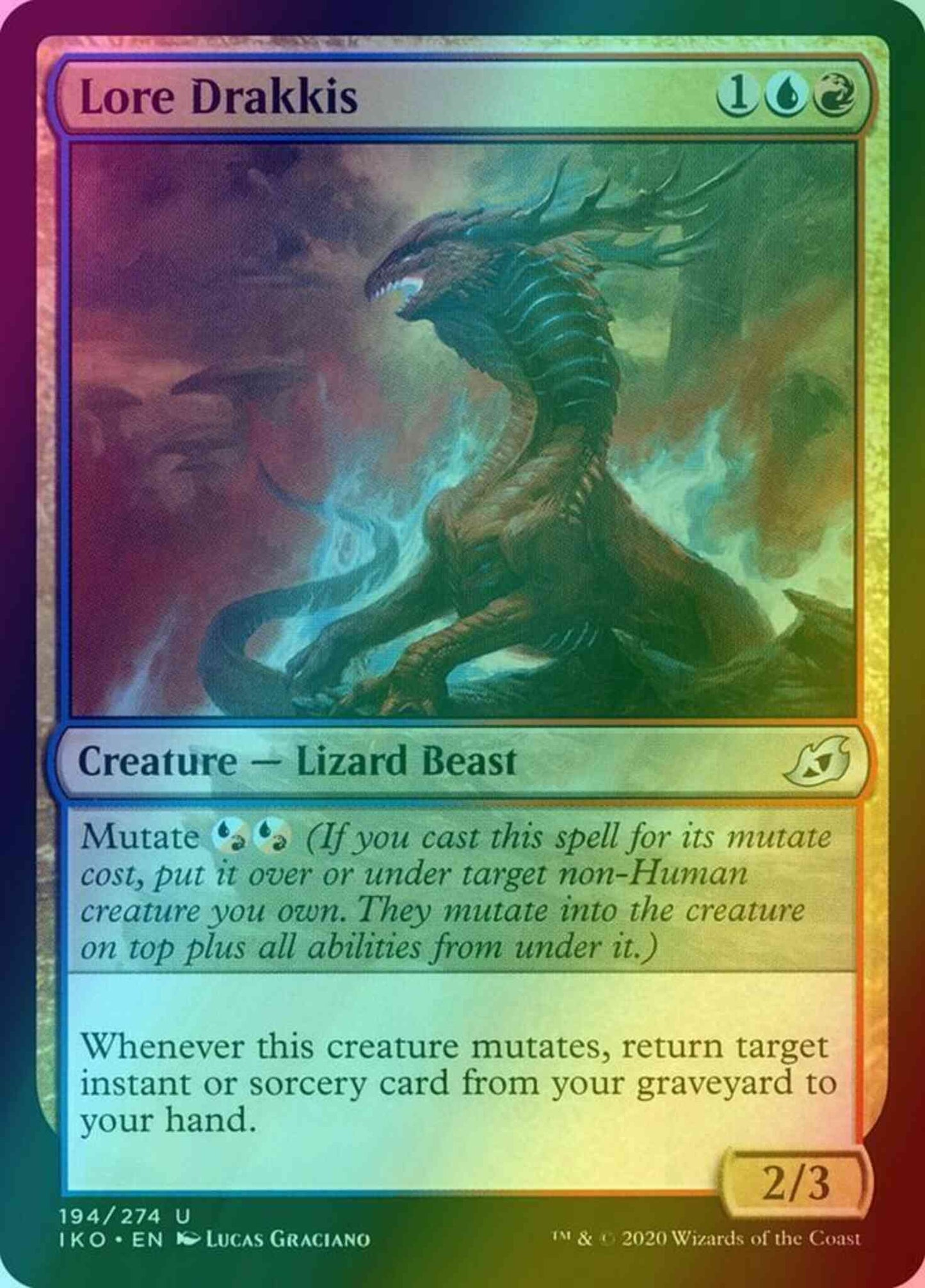 Lore Drakkis [194] [Ikoria: Lair of Behemoths] [Foil]