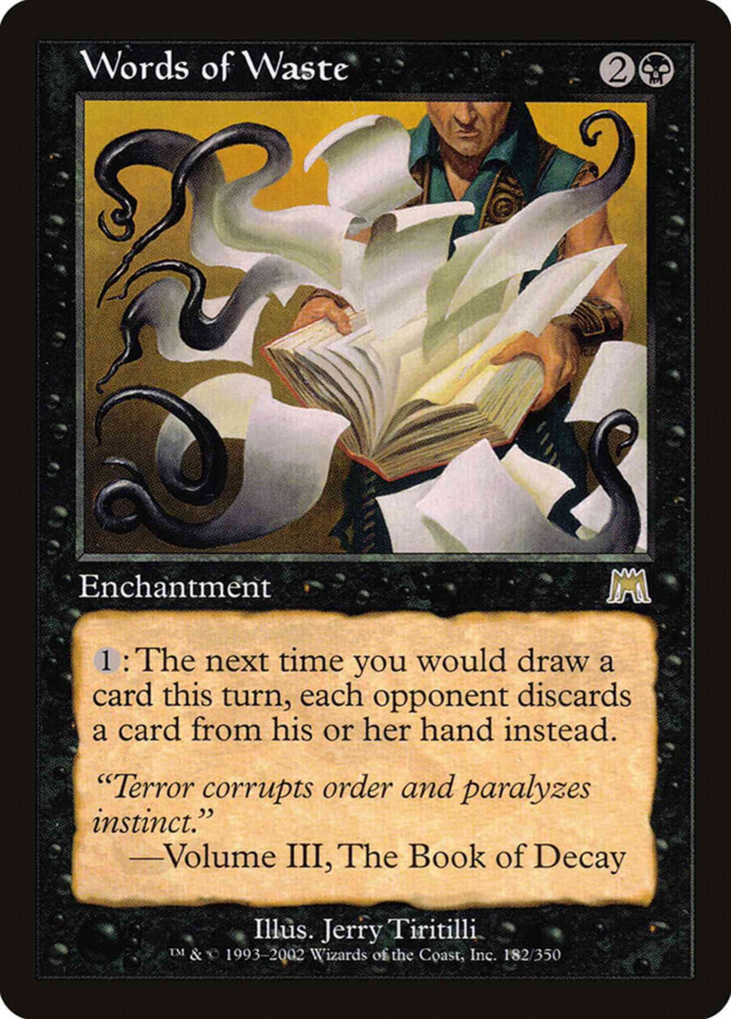 Words of Waste [182] [Onslaught] [Non-Foil]