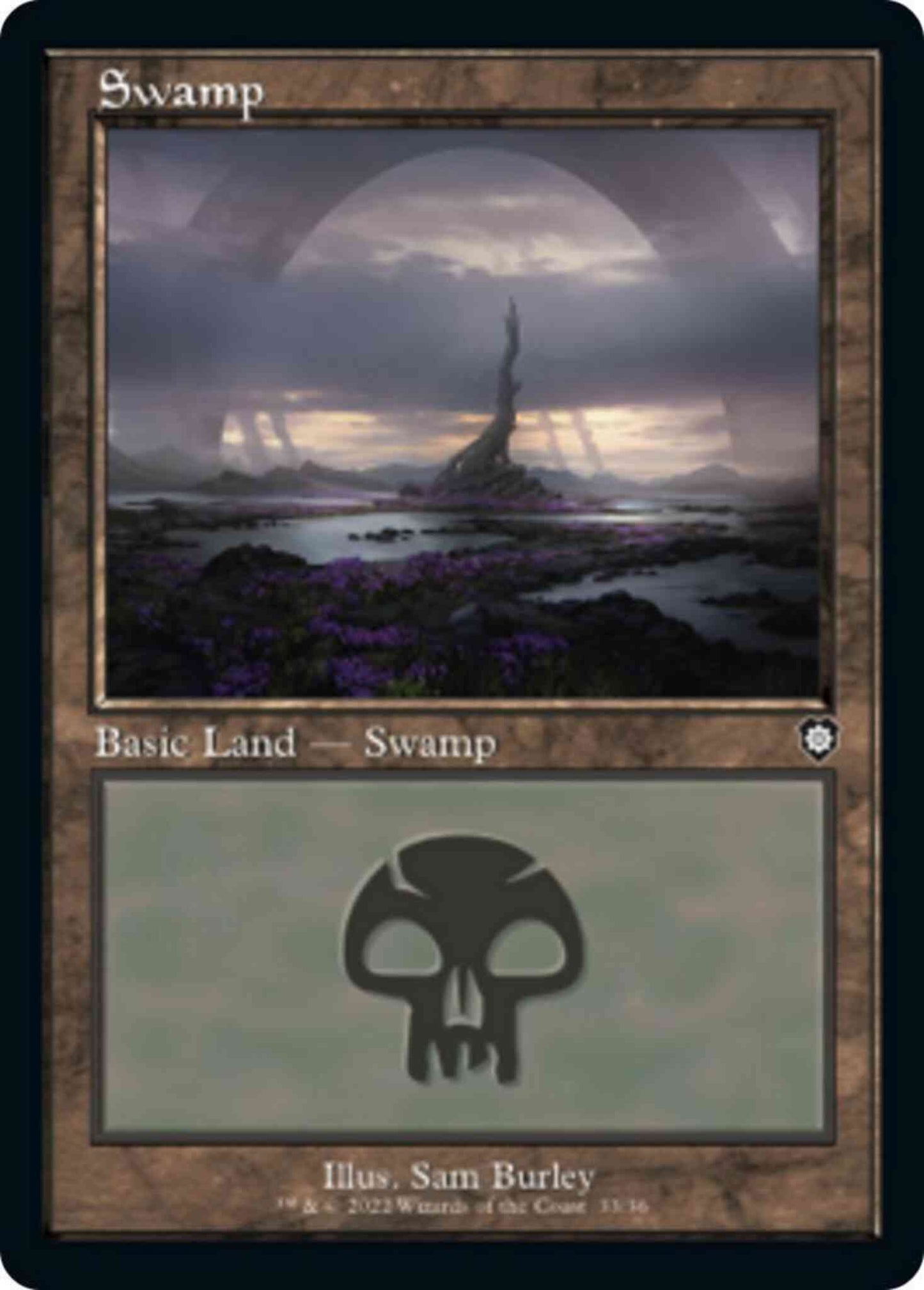 Swamp [33] [Retro Frame] [The Brothers' War: Commander] [Non-Foil]