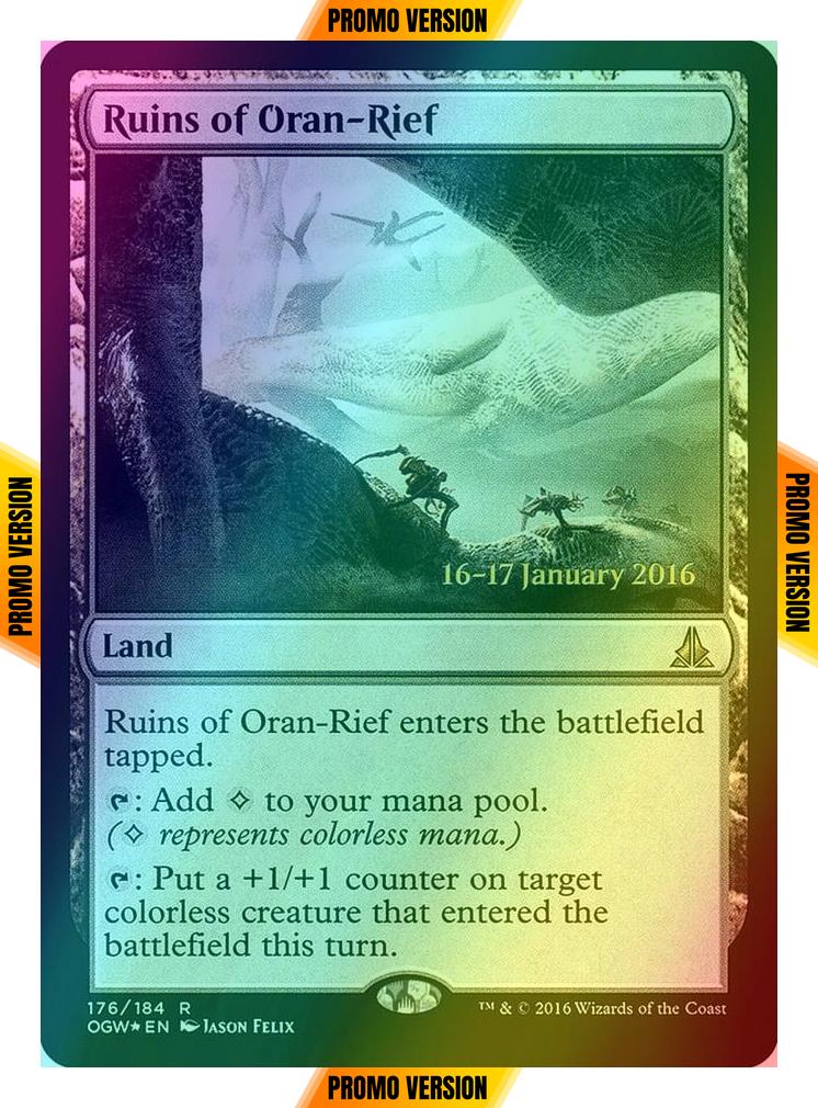 Ruins of Oran-Rief [176s] [Oath of the Gatewatch Promos] [Foil]