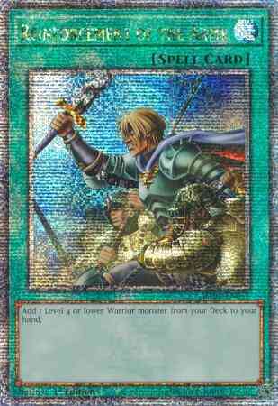 Reinforcement of the Army - RA01-EN051 - Quarter Century Secret Rare - 1st Edition