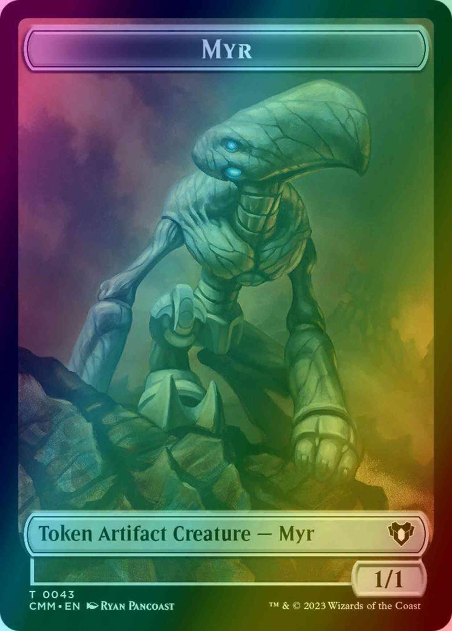 Myr Token (43) // Saproling Token (35) [Commander Masters: Tokens] [Foil]