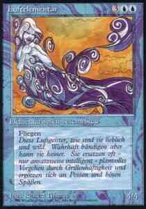Air Elemental - German [47] [Foreign Black Border: German] [Non-Foil]