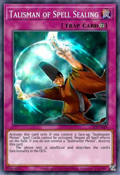 Talisman of Spell Sealing - AST-049 - Rare - Unlimited