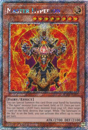 Master Hyperion - RA03-EN252 - Platinum Secret Rare - 1st Edition