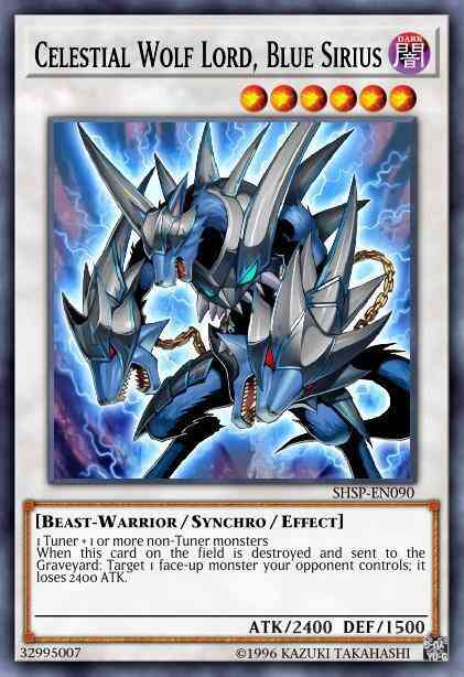 Celestial Wolf Lord, Blue Sirius - MP14-EN183 - Ultra Rare - 1st Edition