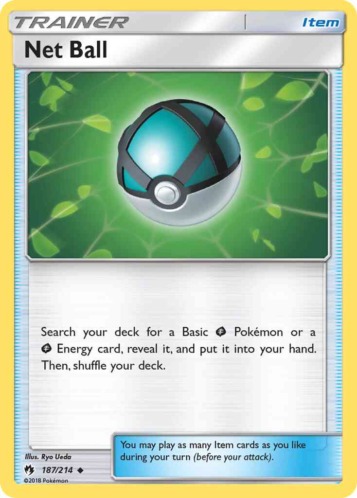 Net Ball - 187/214 - Uncommon [sm8-187] [Non-Holo]