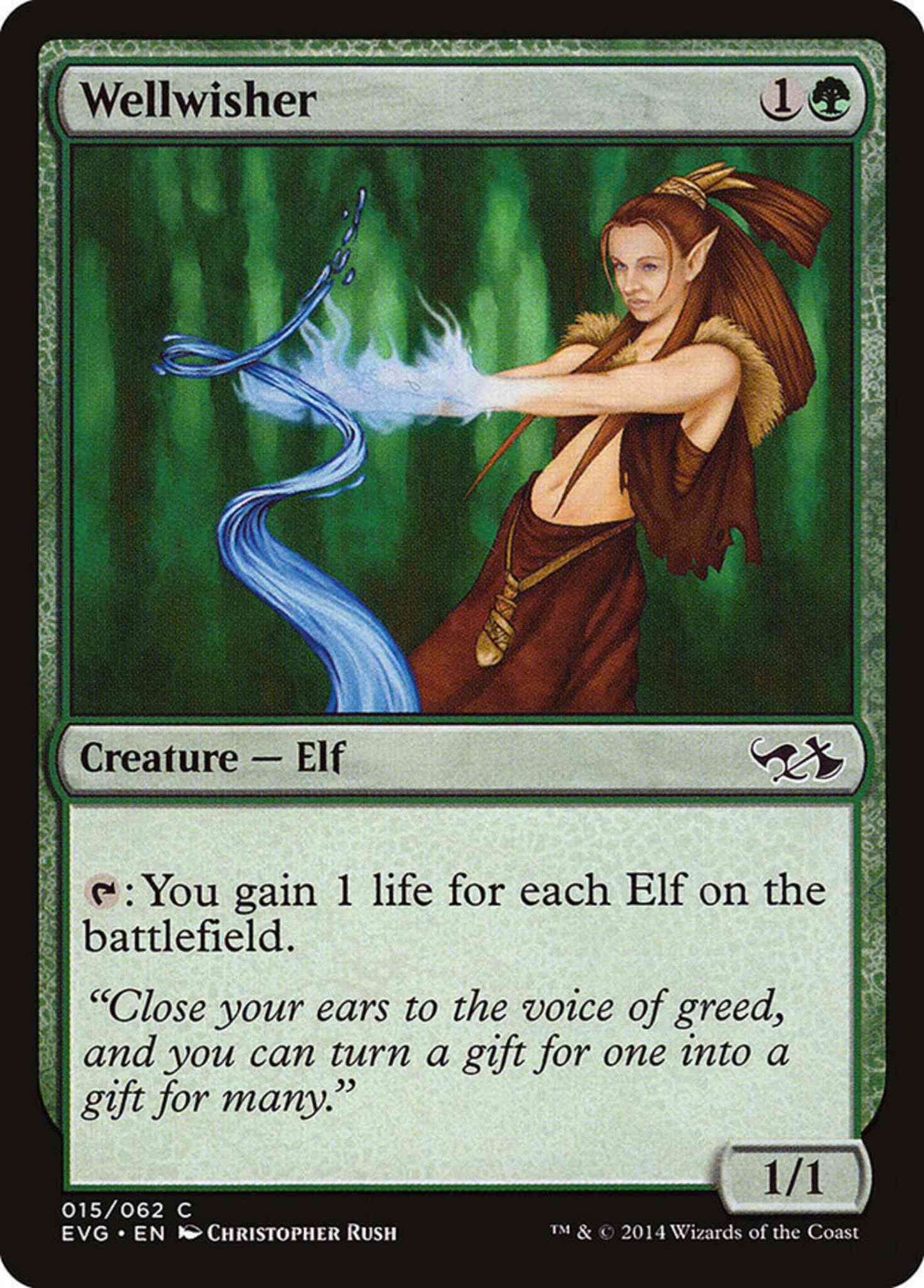 Wellwisher [15] [Duel Decks Anthology: Elves vs. Goblins] [Non-Foil]