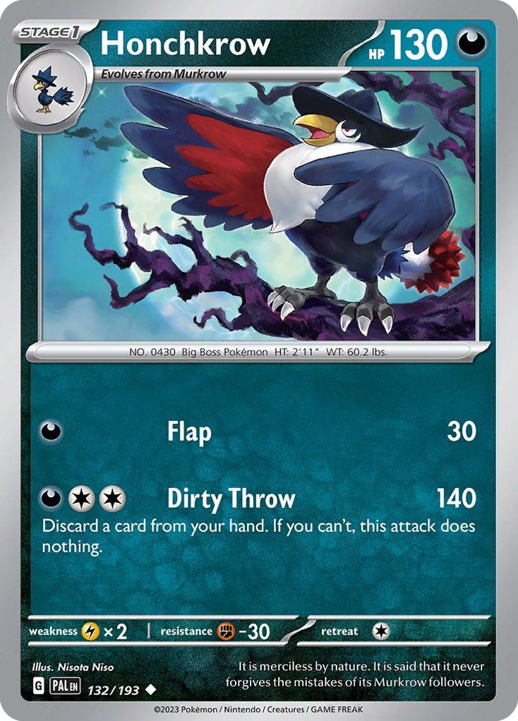 Honchkrow - 132/193 - Uncommon [sv02-132] [Non-Holo]