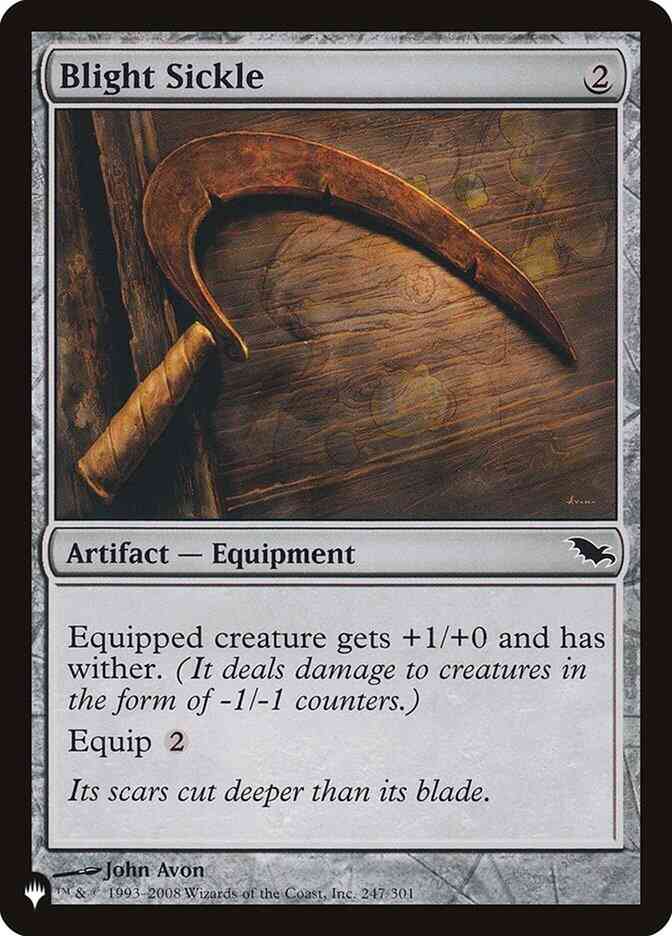 Blight Sickle [SHM-247] [The List] [Non-Foil]